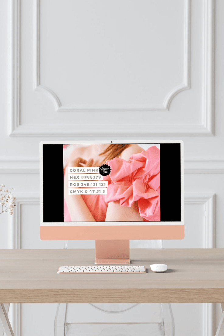 Pristine Ocean Premium Canva Color Palette 4 pristine ocean desktop mockup