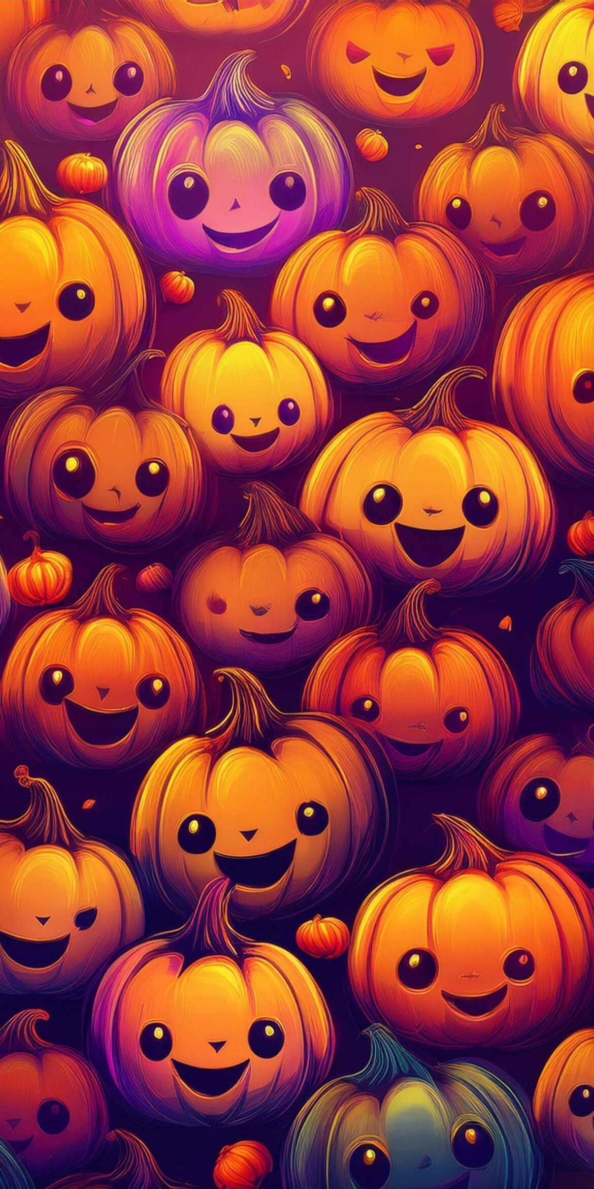 107+ Free Halloween Wallpapers To Download 11 halloween stacking laughing pumpkins