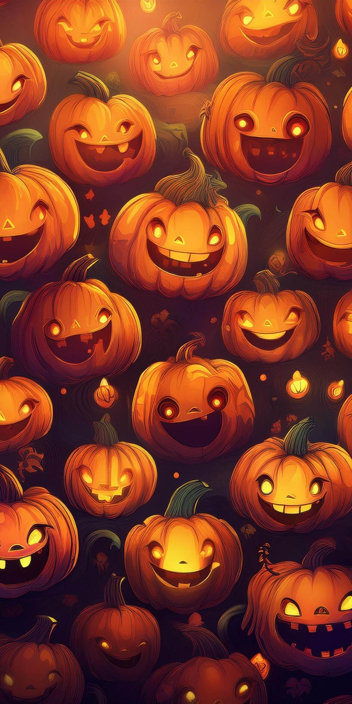 107+ Free Halloween Wallpapers To Download 9 halloween stacking laughing pumpkins