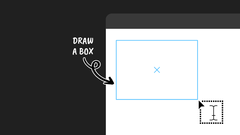 draw a text box with the type tool to add an area type text – how to add text in illustrator