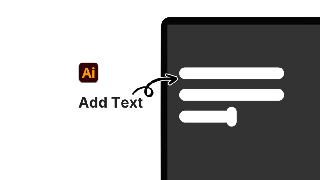 How to add text in Illustrator