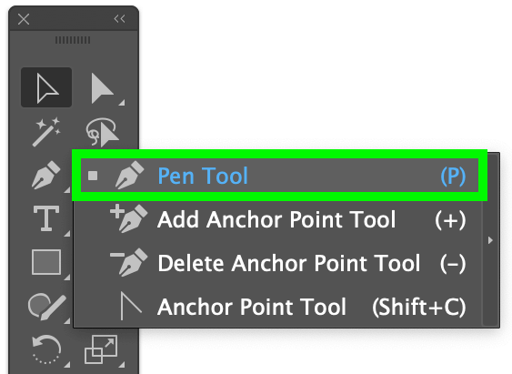 select pen tool from toolbar Adobe Illustrator – how to add text in illustrator