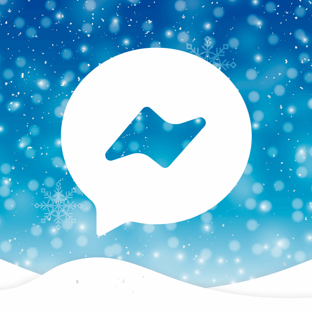 75 Free Editable Christmas App Icons On Canva 74 facebook messenger christmas app icons