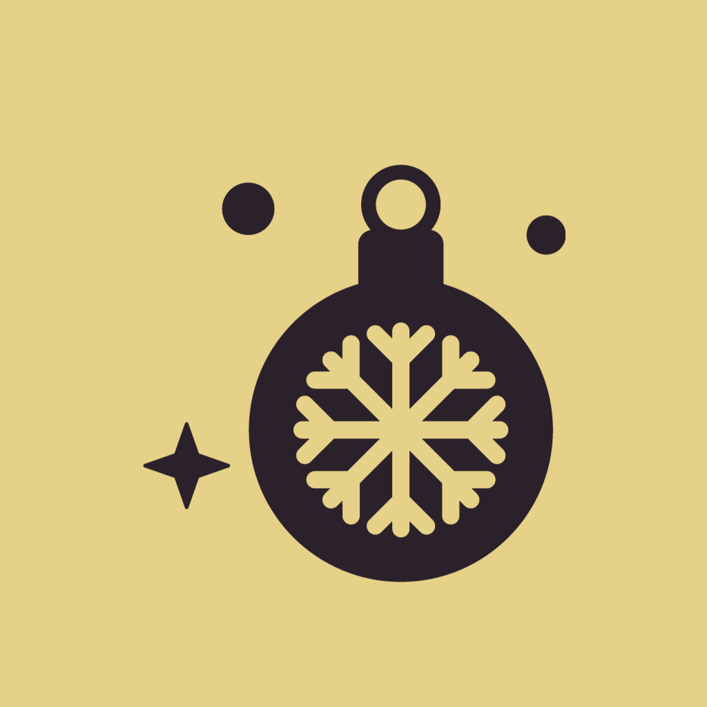 75 Free Editable Christmas App Icons On Canva 15 snow flake bulb christmas app icons