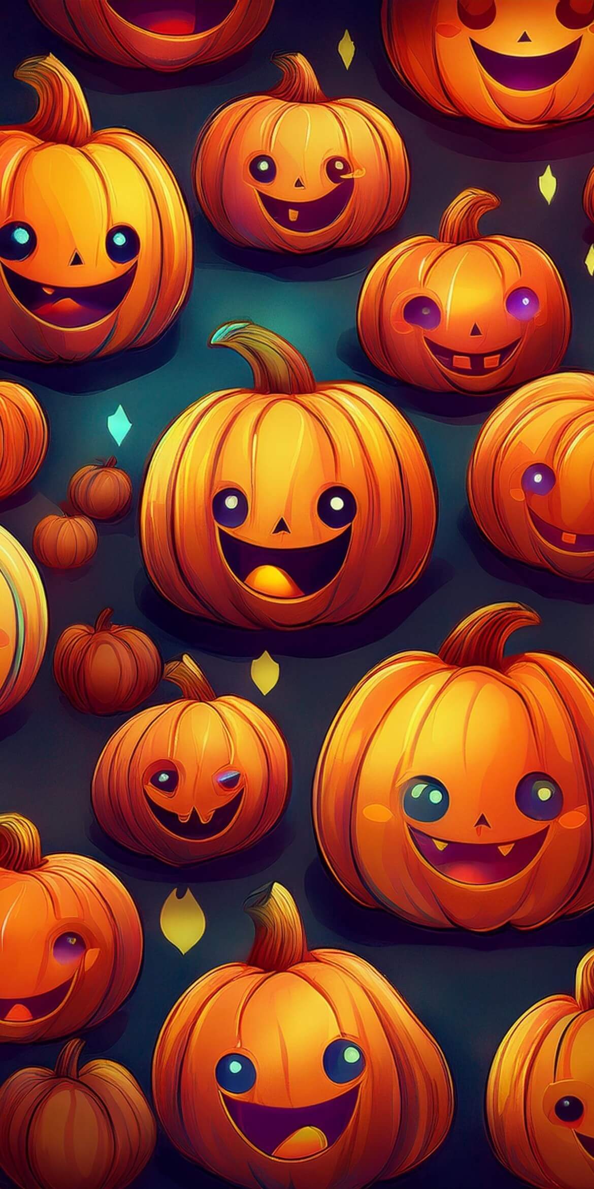 107+ Free Halloween Wallpapers To Download 12 halloween stacking laughing pumpkins